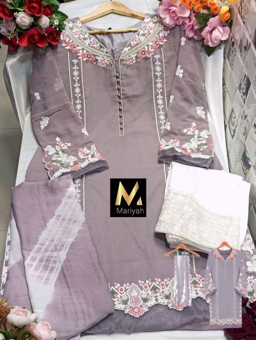 Mariyah Designer 13 New Fancy Wear Georgette Ready Made Collection